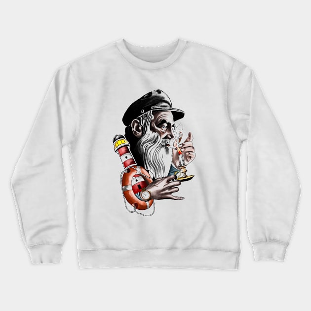 Lighter Crewneck Sweatshirt by TattooShirts